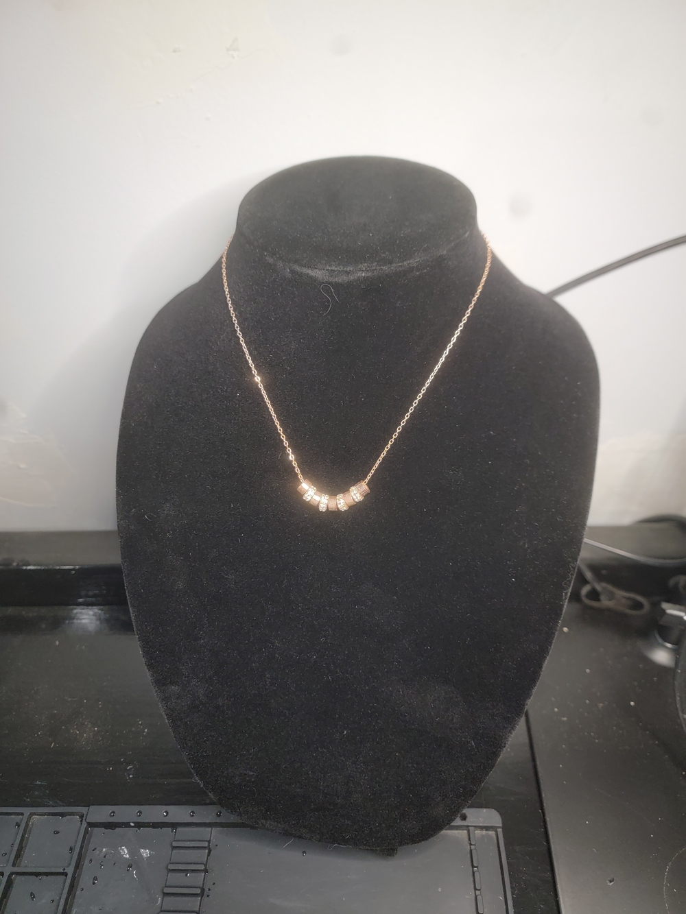 Delicate Rose Gold Pendant Necklace - Women Jewelry